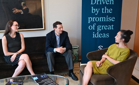 Evan Michelson at Sloan office.jpg