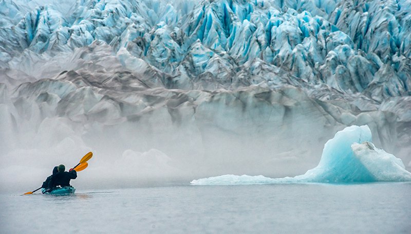 glacier kayak