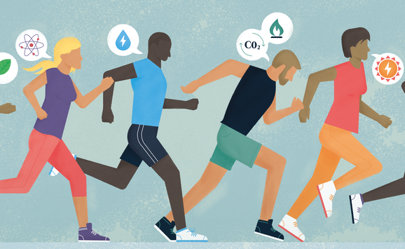 Technology-inclusive approach_Richard Newell_Runners illustration